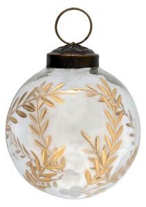 Vánoční baňka Branch Gold Clear Ø 6 cm