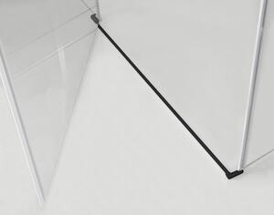 Hagser Gisa sprchový kout 80x80 cm čtvercový černá matný/průhledné sklo HGR14000020