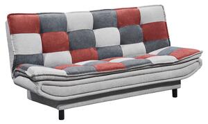 ROZKLÁDACÍ POHOVKA, textil, kompozitní dřevo, barvy stříbra, bobulová, tmavě šedá MID.YOU - Rozkládací pohovky, Online Only