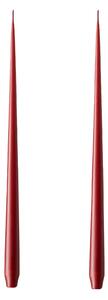Svíčka Taper 32 cm – 44 Deep Wine Matt – set 2 ks
