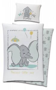 Povlečení do postýlky Sloník Dumbo 100x135/40x60 cm