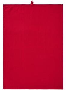 Utěrka s výšivkou Elin Plain Red