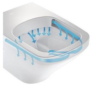LaVilla WC mísa závěsná COMO kapotovaná rimless - set včetně sedátka SLIM s automatickým sklápěním