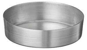 Svícen Silver Brushed Look Ø 6 cm