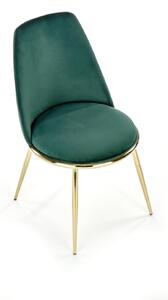 Židle Irene zelená/zlatá
