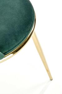 Židle Irene zelená/zlatá
