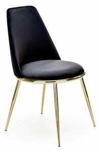 Židle Irene černá/zlatá