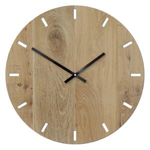 ModernClock Nástěnné hodiny Big Oak hnědé