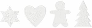 Porcelánová dekorace Gingerbread Lovers vločka