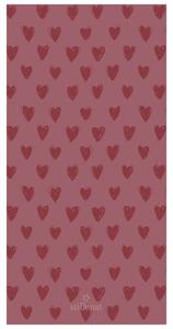 Papírové ubrousky Desert Rose Hearts – 16 ks