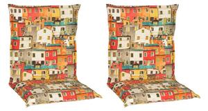 SADA POLSTRŮ NA ŽIDLI 2 ks, 98/46/8 cm Gardenson - Online Only zahradní nábytek, Online Only