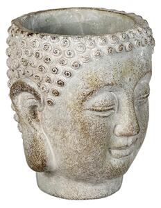 Květináč ve tvaru hlavy Buddhy S – 12x11x13 cm