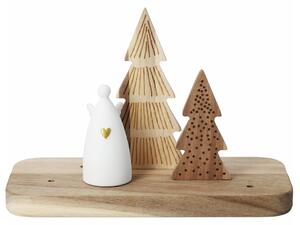 Dřevěná dekorace Christmas