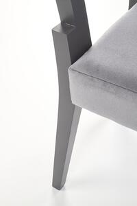 Židle Adrien šedá/ sk.afit