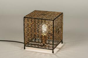 Stolní lampa Guadro Gold Cube (LMD)
