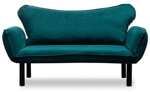 Hanah Home 2-místná pohovka Chatto 140 cm petrolejová