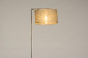 Stojací designová lampa Pallas Silver and Taupe (LMD)