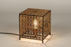 Stolní lampa Guadro Gold Cube (LMD)