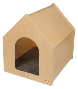 Dřevěná bouda s matrací pro kočky i psy RICO Rozměr: M