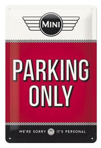 Nástěnná dekorativní cedule Postershop Mini Cooper Parking Only