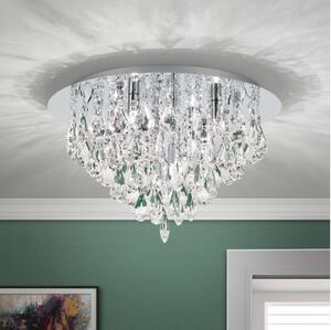 Orion DLU 2516/45-Křišťálové str. svítidlo CELESTE 6xG9/40W/230V pr. 45 cm chrom