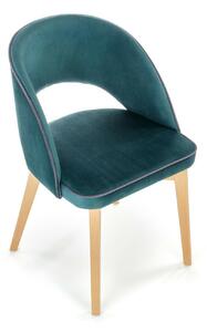 Židle Blanche dub/zelená Monolit 37