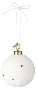 Porcelánová vánoční ozdoba Mistletoe Ø 6,2 cm