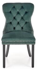 Židle Charlotte zelená/černá