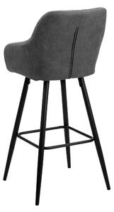 Set 2ks. barových židlí Dakien (šedá). 1009999