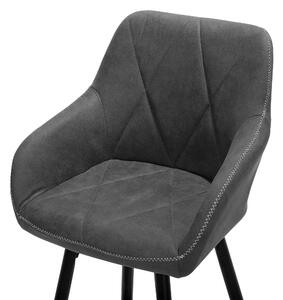 Set 2ks. barových židlí Dakien (šedá). 1009999