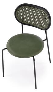 Židle Lander zelená/ ratan