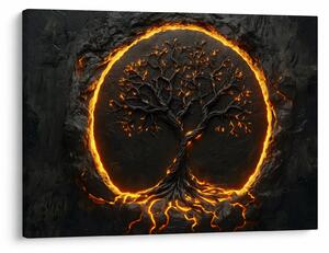 Obraz - Strom života v lávě II. (70x50 cm)