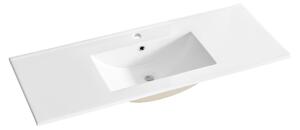 Comad Nábytkové keramické umyvadlo UM-CFP LAVA 120 DP, 121x46 cm, bílá lesklá