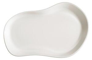 Sada 2 bílých talířů Kütahya Porselen Lux, 28 x 19 cm