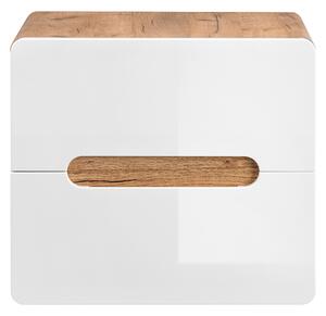 Comad Koupelnová skříňka pod umyvadlo Aruba White 60 dub craft/bílá