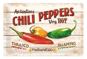 Nástěnná dekorativní cedule Postershop Chilli Peppers