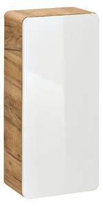Comad Koupelnová skříňka závěsná horní Aruba White 35 dub craft/bílá