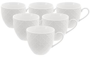 Orion Porcelánový hrnek WHITELINE 0,25 l, 6 ks