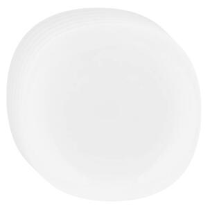Altom Sada mělkých talířů z opálového skla White harmony 28 cm, 6 ks