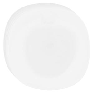 Altom Sada hlubokých talířů z opálového skla White harmony 22,5 cm, 6 ks