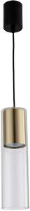 Light Prestige Manacor závěsné svítidlo 1x50 W průhledná-zlatá LP-232/1PGD