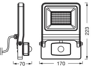 Osram - LED Reflektor se senzorem ENDURA LED/50W/230V 3000K IP44