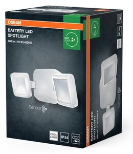 Osram - LED Venkovní nástěnný reflektor se senzorem BATTERY 2xLED/5W/4xD IP54