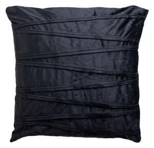 Černý dekorativní polštář JAHU collections Ella, 45 x 45 cm