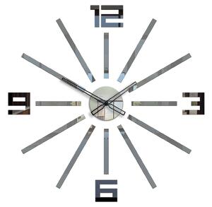 ModernClock 3D nalepovací hodiny Briliant šedé