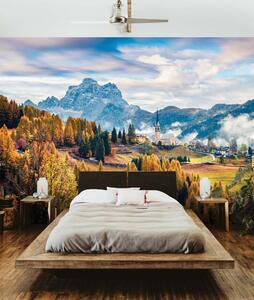 Malvis ® Tapeta Podzimní Dolomity Vel. (šířka x výška): 288 x 200 cm