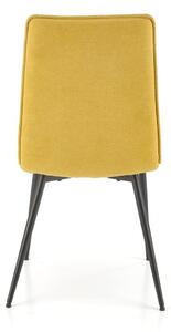 Židle Noelle v hořčicové barvě