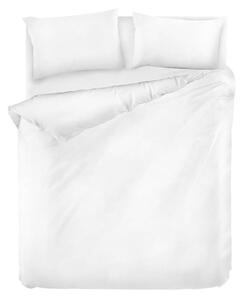 Bílé povlečení na dvoulůžko z ranforce bavlny EnLora Home Fresh, 200 x 220 cm
