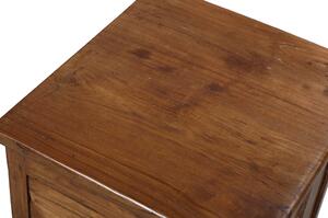 Noční stolek z teakového dřeva, 37x42x92cm (5D)