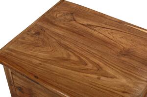 Noční stolek z teakového dřeva, 49x40x70cm (5E)